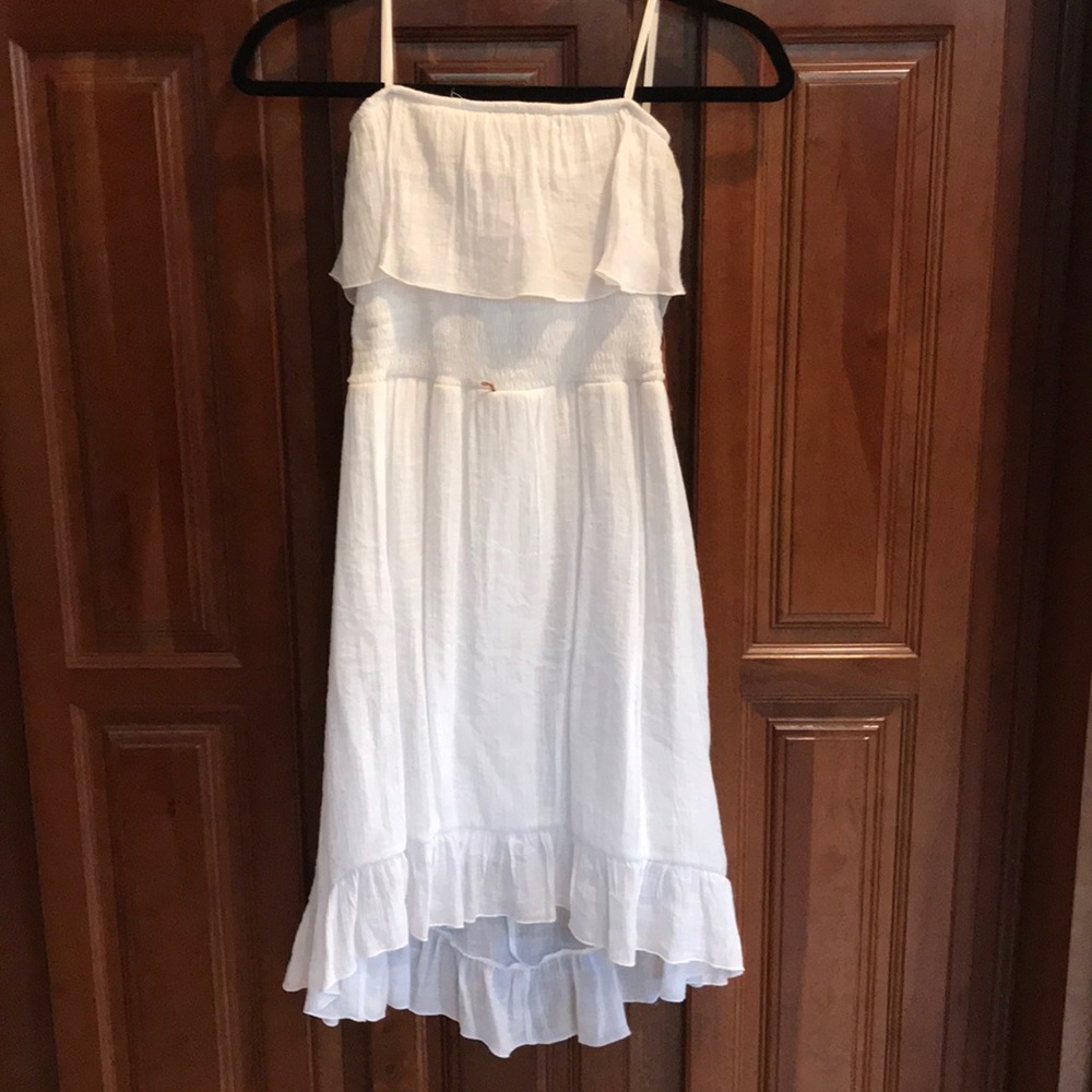 Strapless White Dress